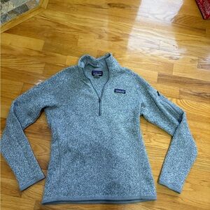 Patagonia Light Gray Fleece Pullover